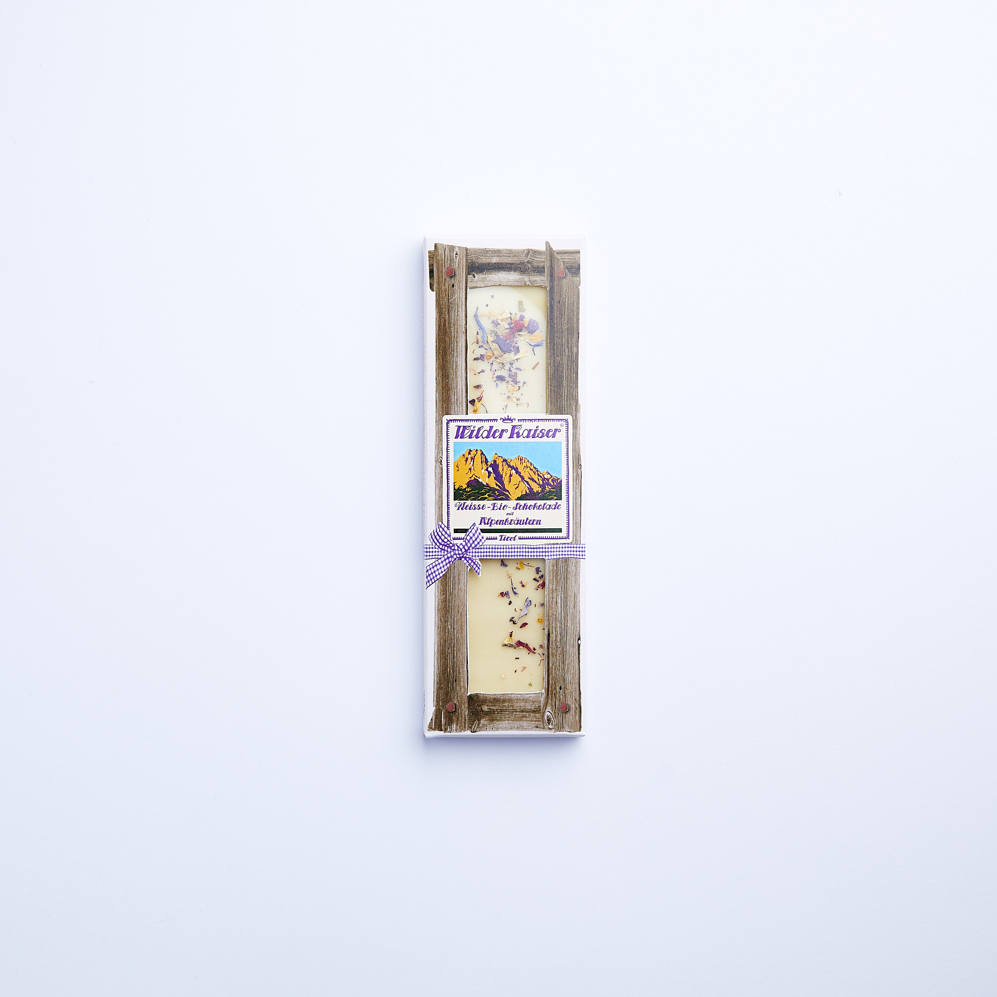 Weisse Schokolade mit Alpenkräutern (klein)